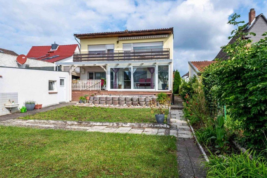 Ansicht Garten Terrassenwohnung Riedstadt