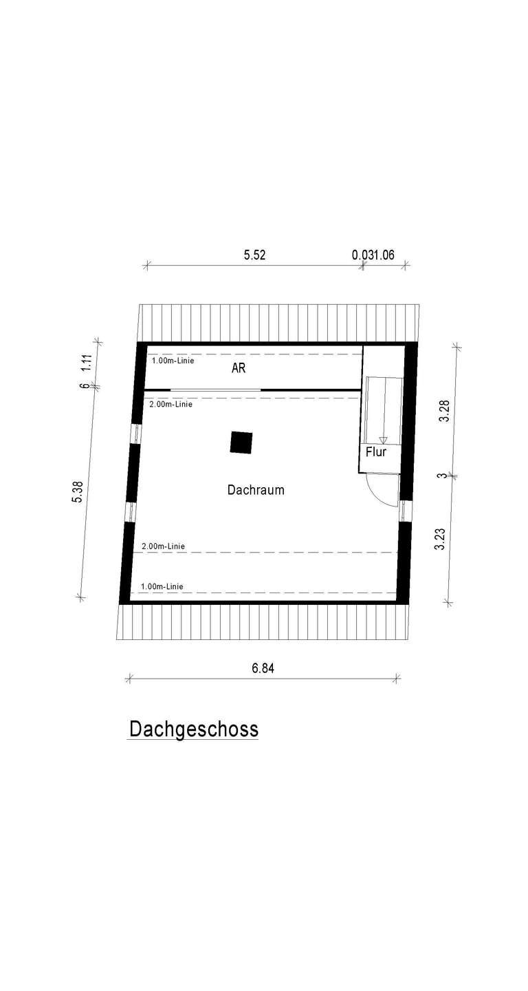 Grundriss DG Einfamilienhaus Dieburg