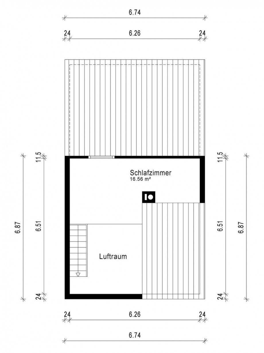 Grundriss OG Ebene 2 Doppelhaushlfte Reinheim