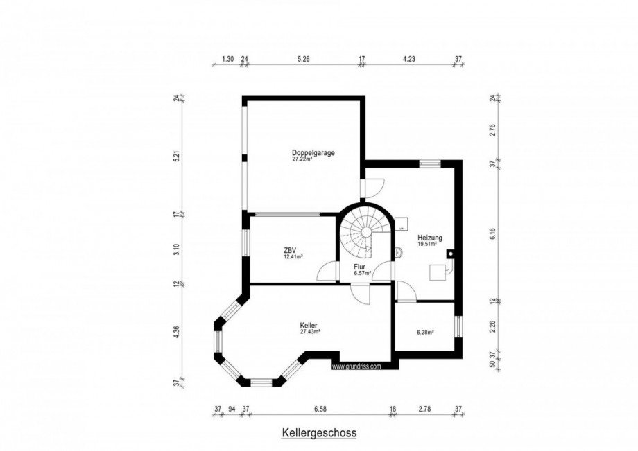 Grundriss Keller Einfamilienhaus Schmitten